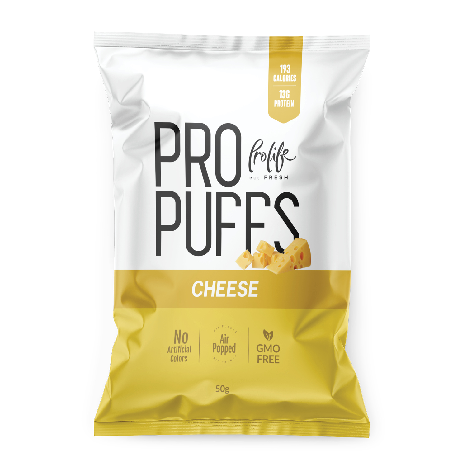 Prolife Pro Puffs Cheese Flavor 50 Gm