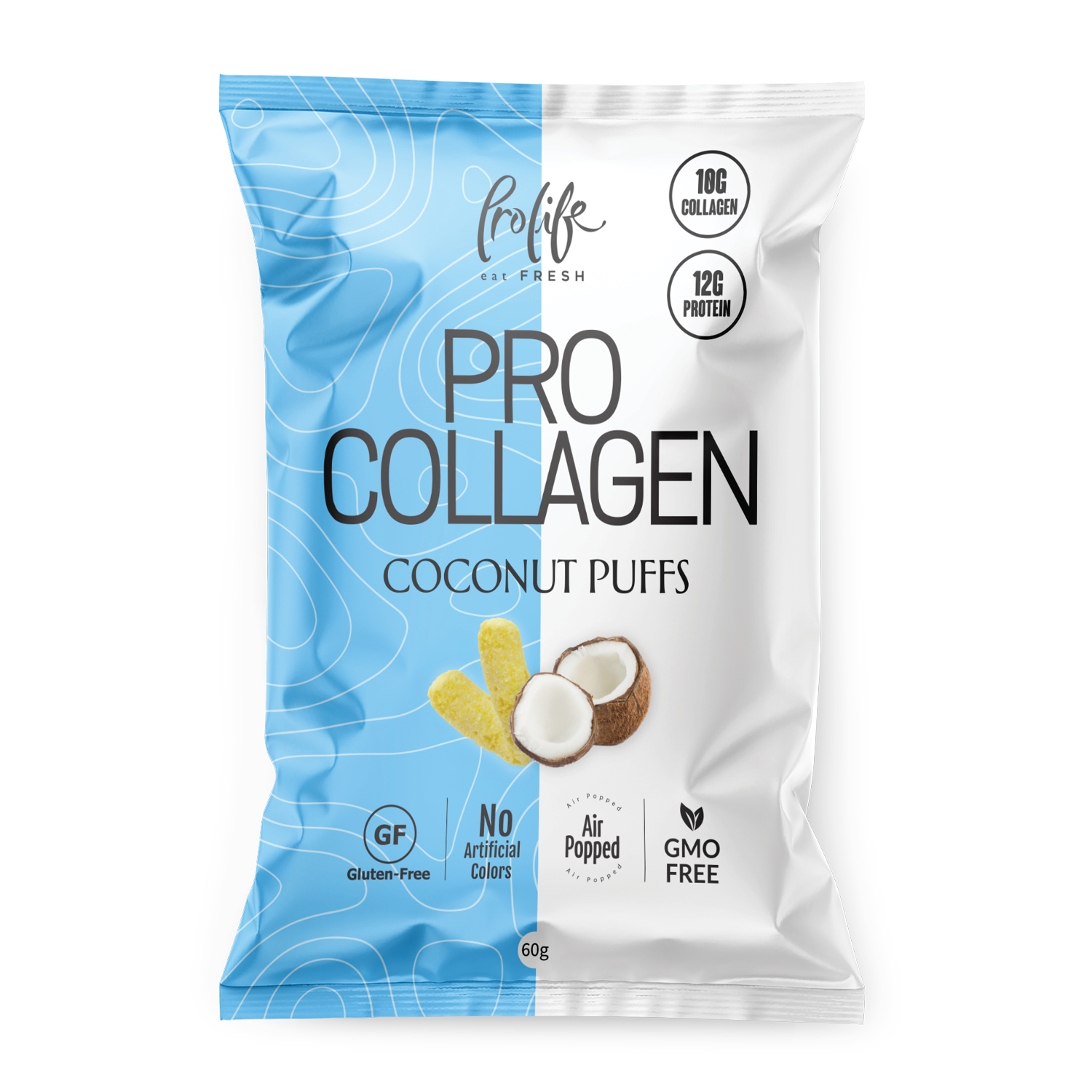Prolife Pro Collagen Coconut Puff 60 Gm