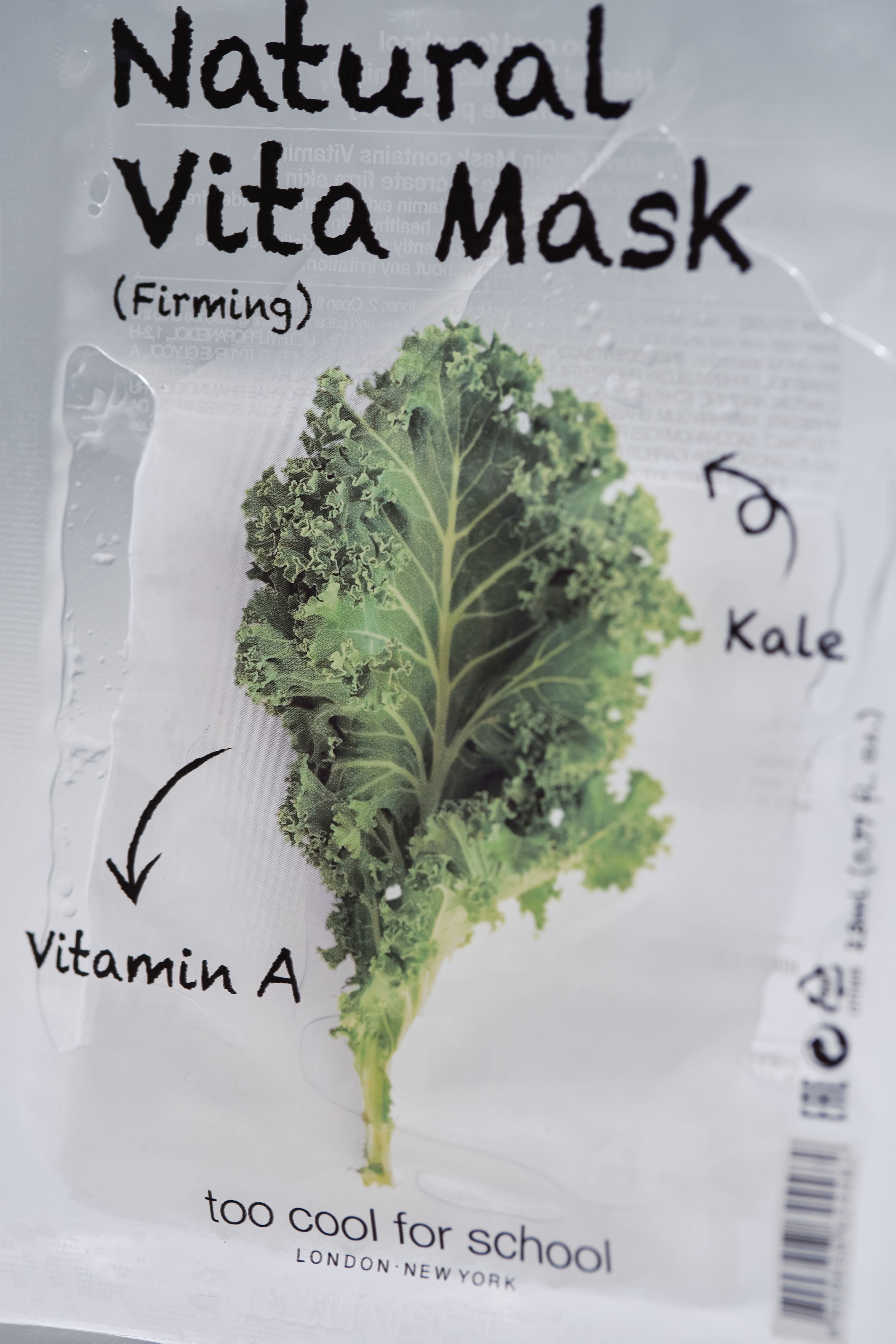 Too Cool For School Natural Vita Mask Firming A Kale
