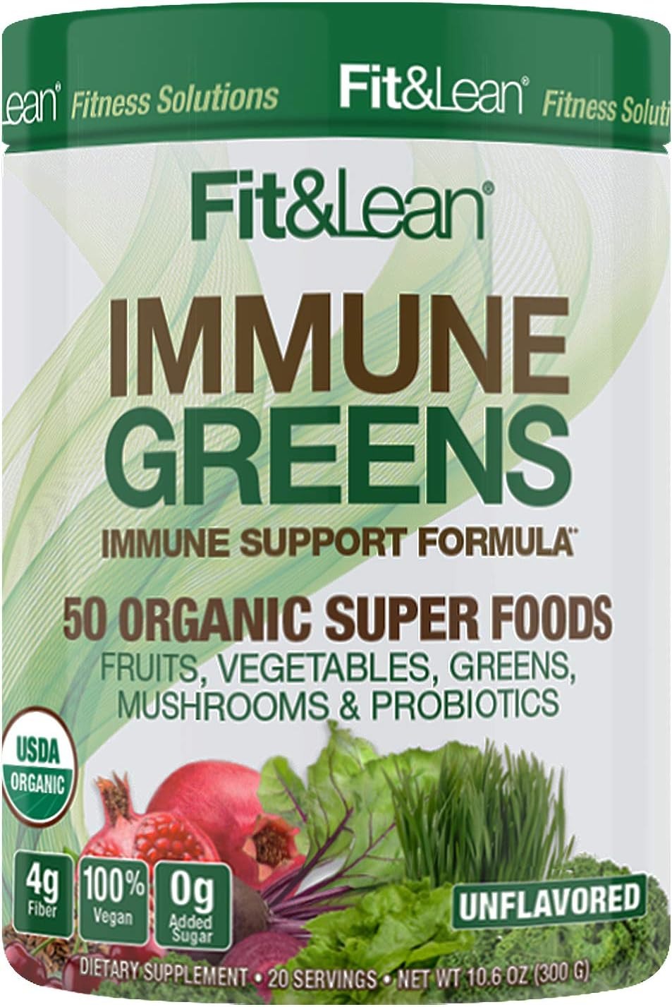 Fit & Lean Immune Greens Powder - 340 g
