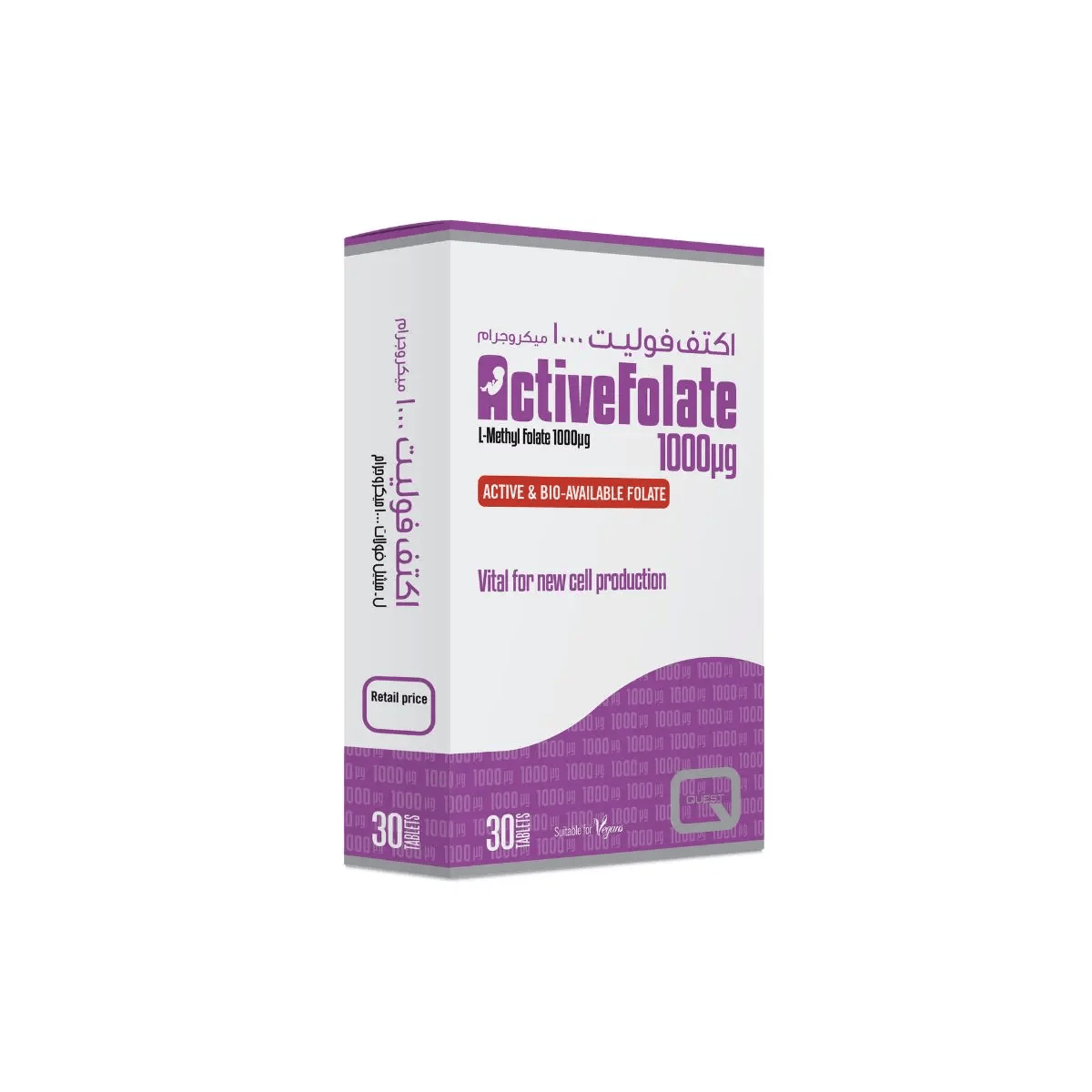 Activefolate 1000 Mcg Tablet 30'S