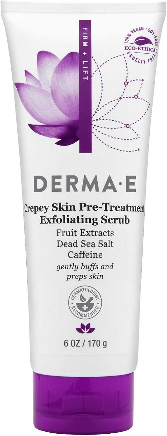 Derma E Crepey Skin Pre Treatment Exfoliating Scrub