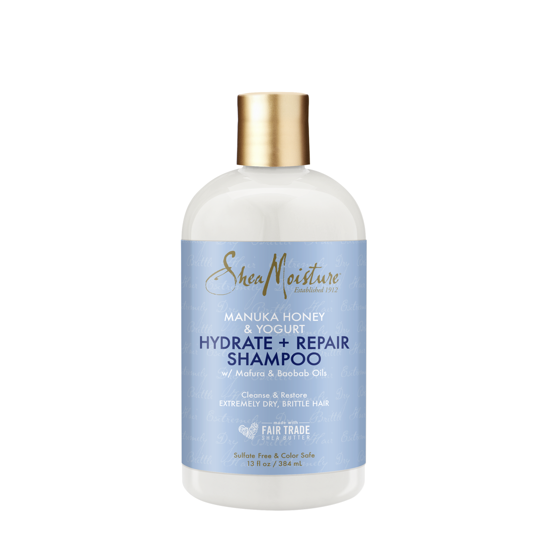 SheaMoisture Shampoo, Hydrate and Repair, Manuka Honey and Shea Butter, 384ml