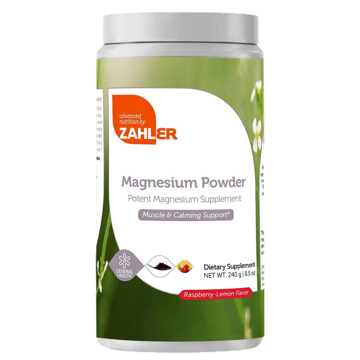 Zahler Magnesium Powder Raspberry-Lemon 240 g