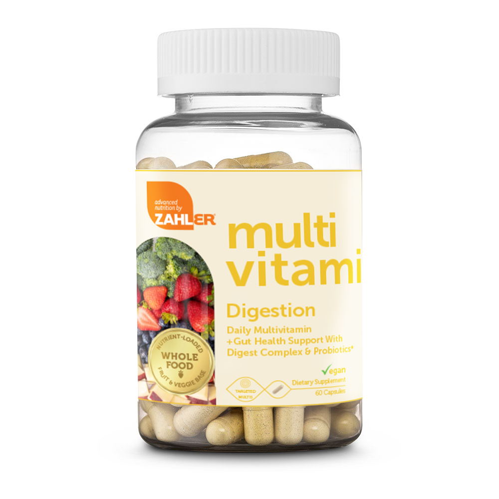 Zahler Multivitamins with Probiotics 60 capsules