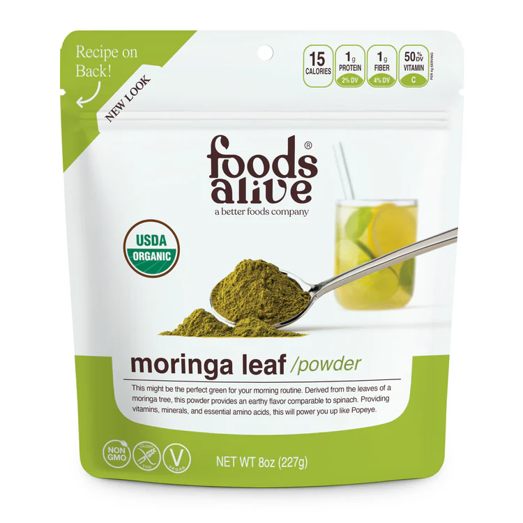 Foods Alive Moringa Powder 8 oz