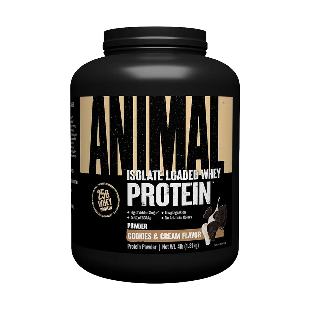 Animal Whey Protein Powder Cookie & Cream 4 lb (1.81 kg)