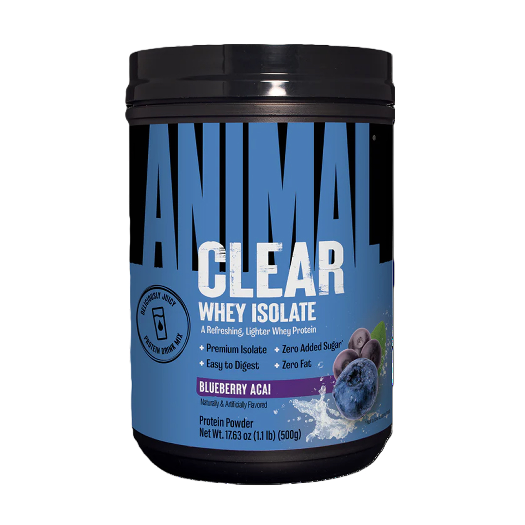 Animal Clear Whey Isolate Blueberry Acai 1.1 lb (500 g)