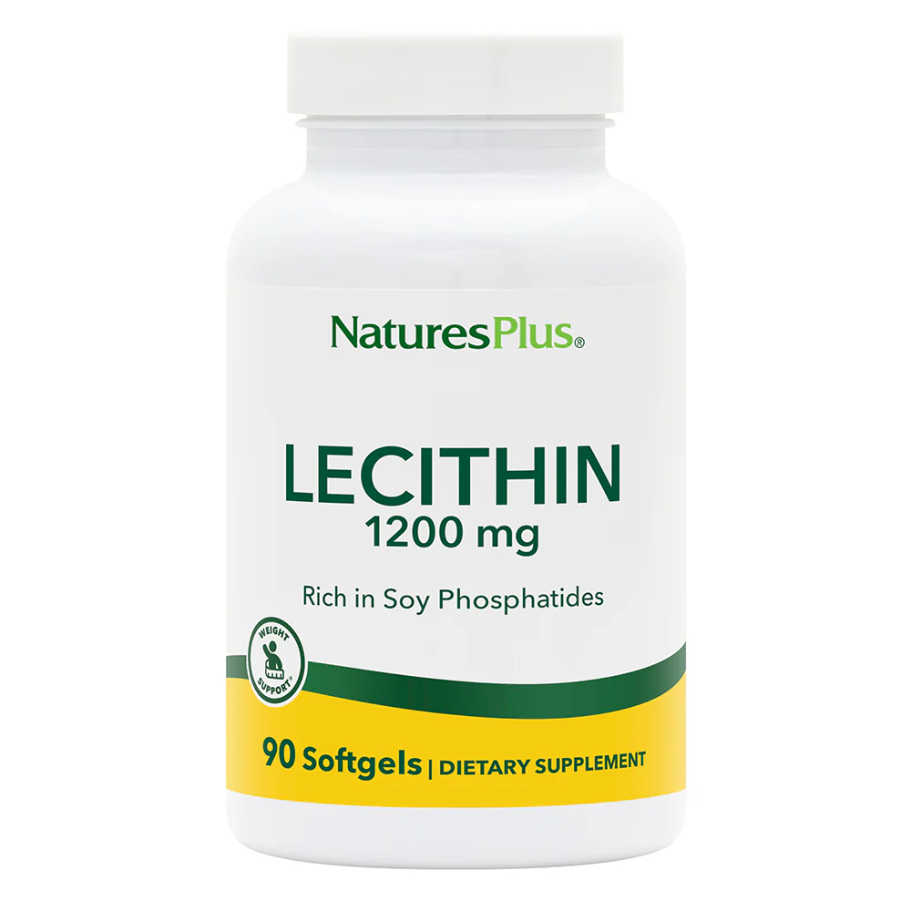 Natures Plus Lecithin - 1200 mg - 90 Softgels