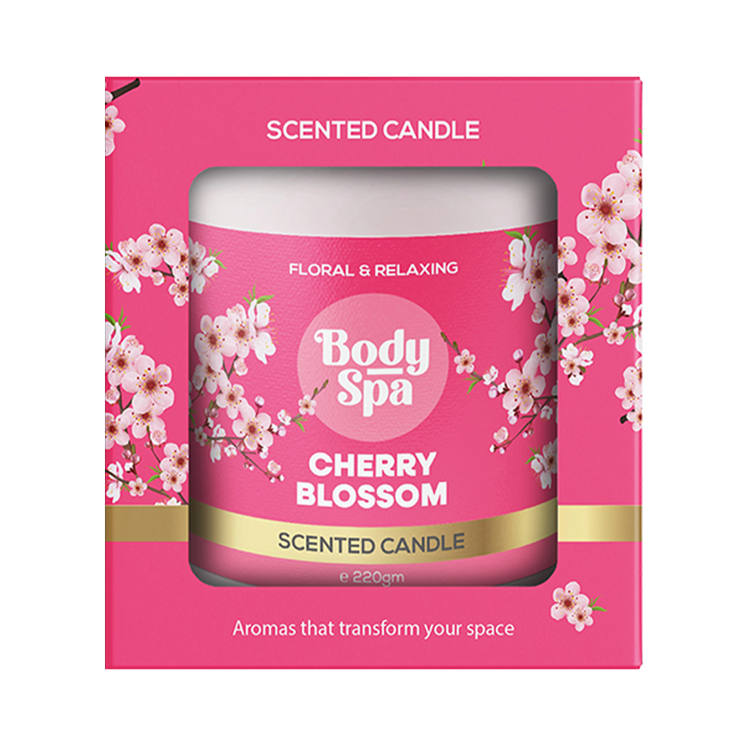 Body Spa Candle Cherry Blossom - 220 gm