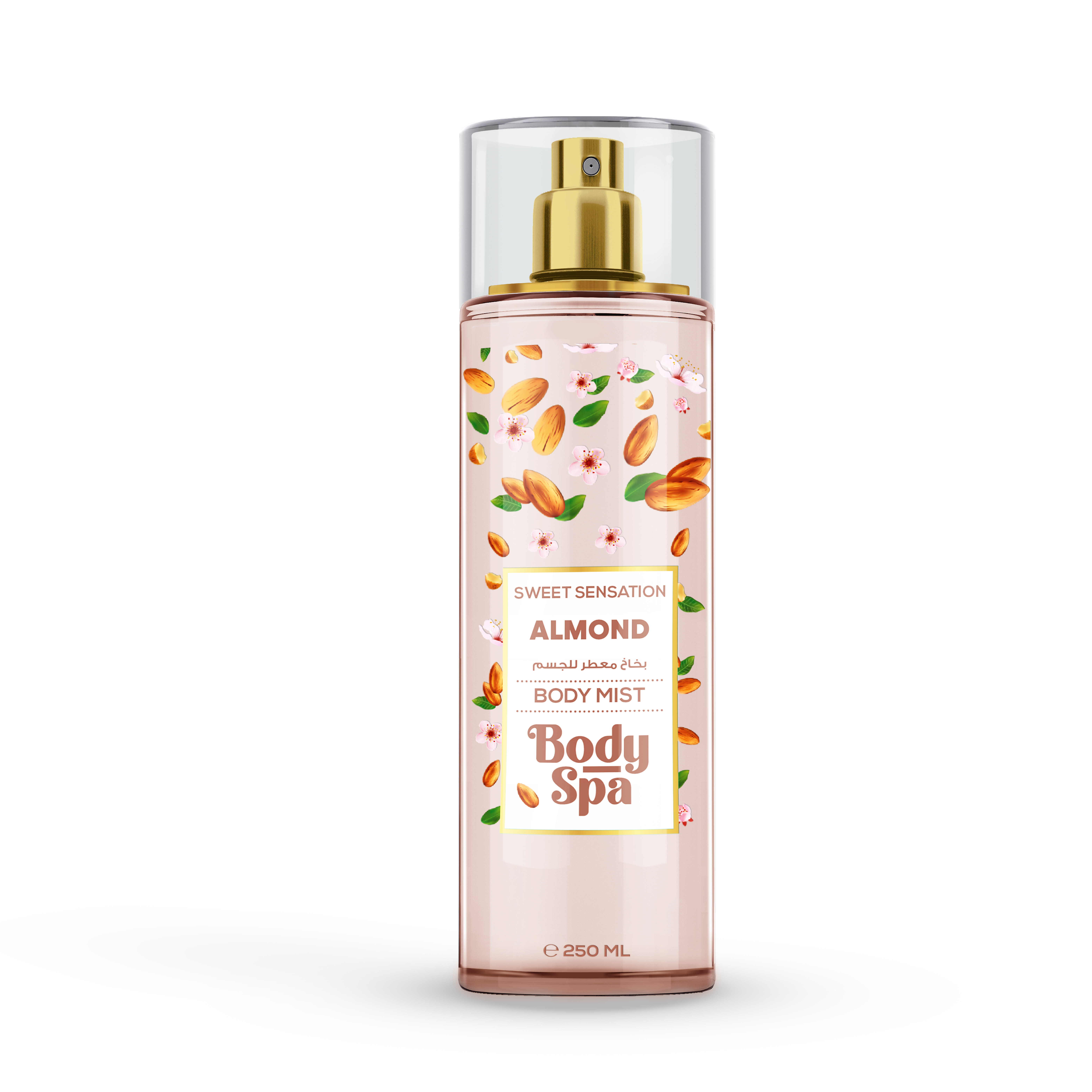 Body Spa Body Mist Almond 250 Ml