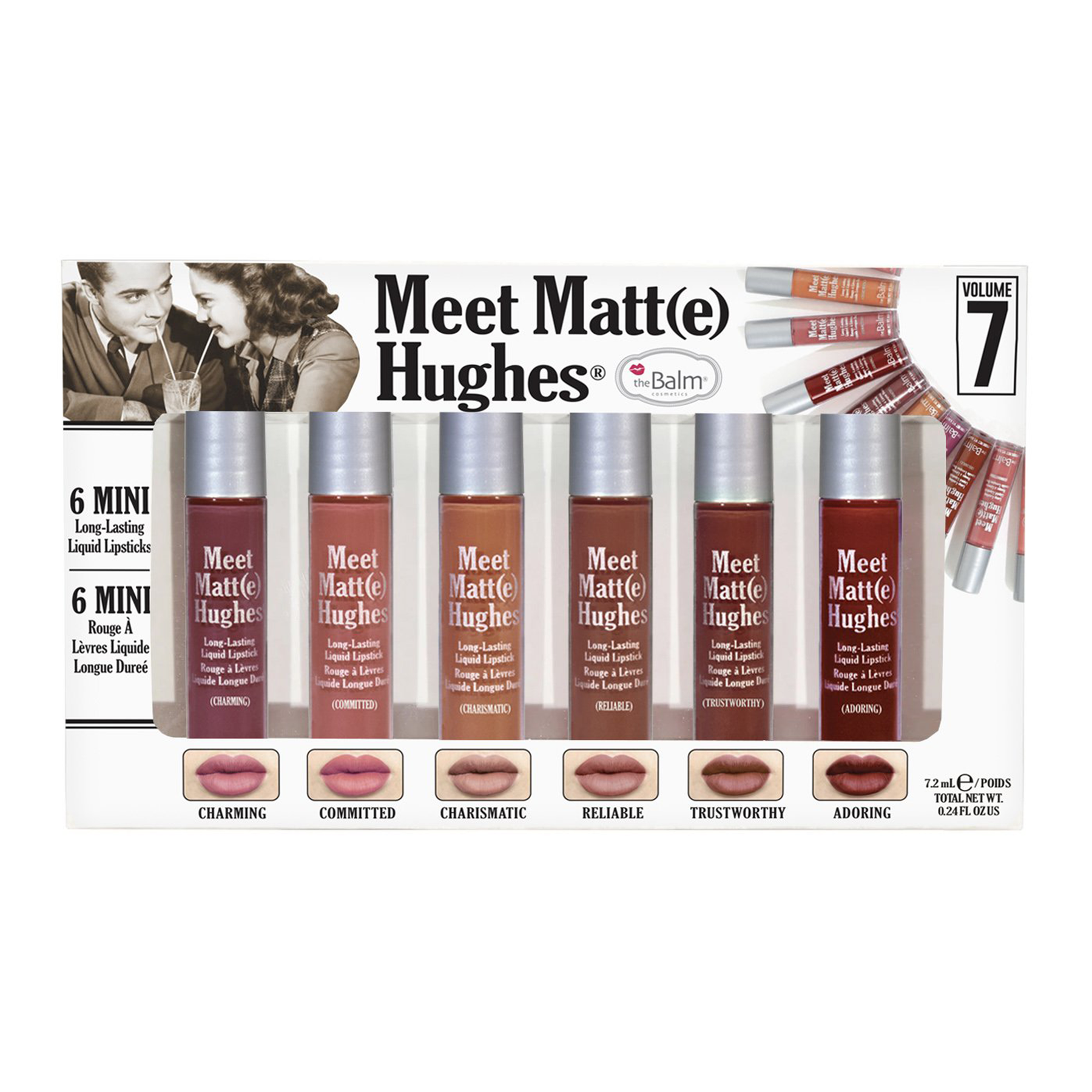 theBalm Cosmetics Meet Matte Hughes Lipstick Mini Vol 7