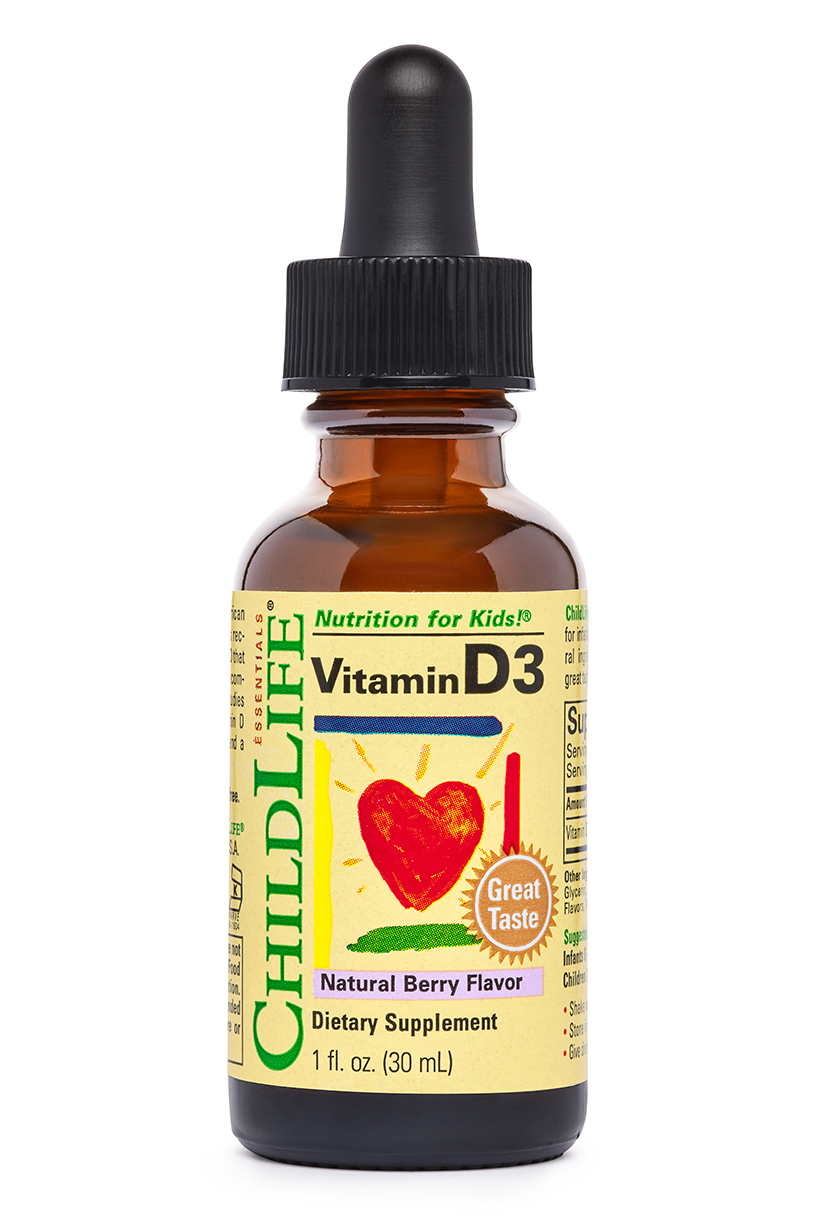 تشايلد لايف إسنشيالز فيتامين د3 قطرات التوت الطبيعي - 30 مل