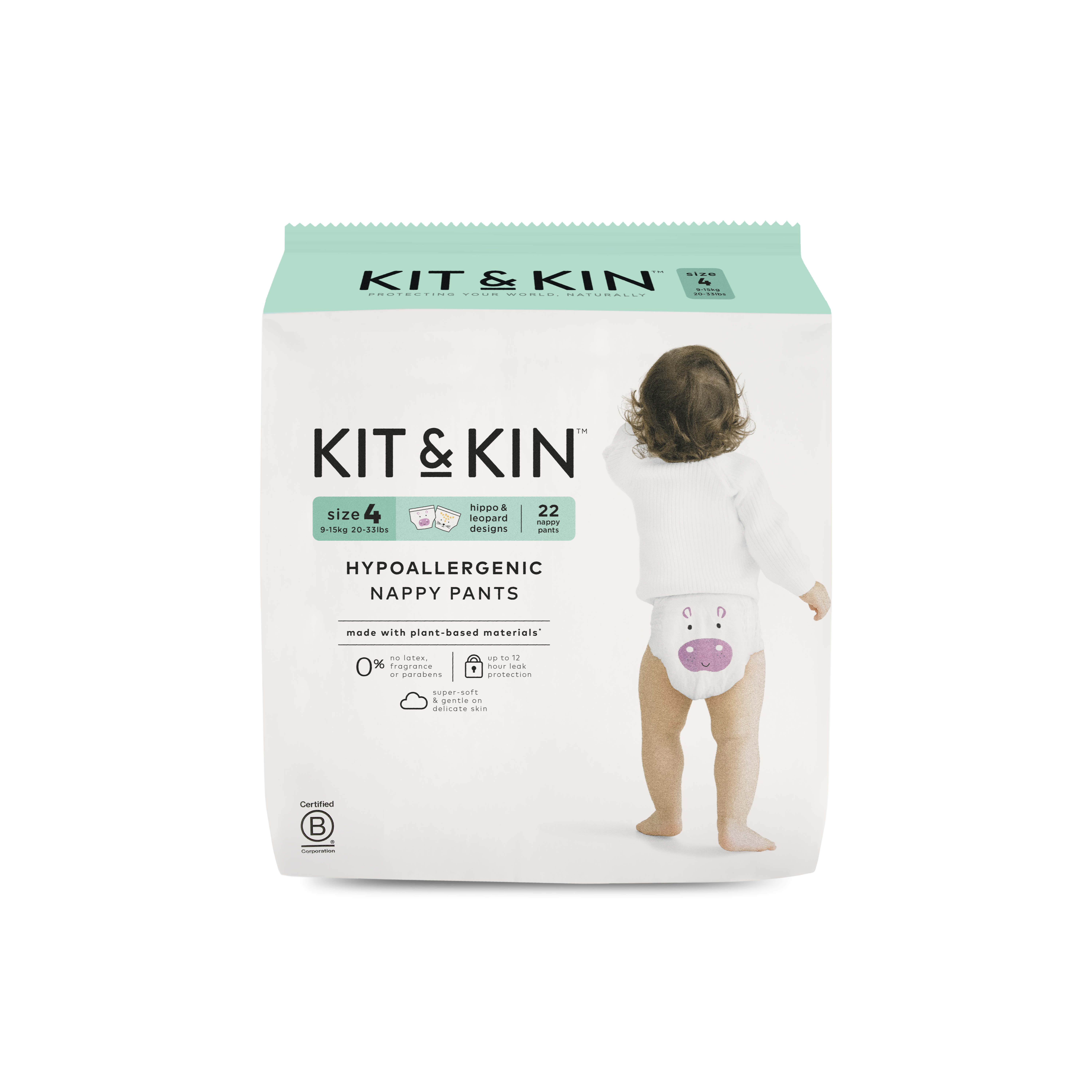 Kit & Kin Eco Pull-Ups Size 4 (Maxi) 22-Pack