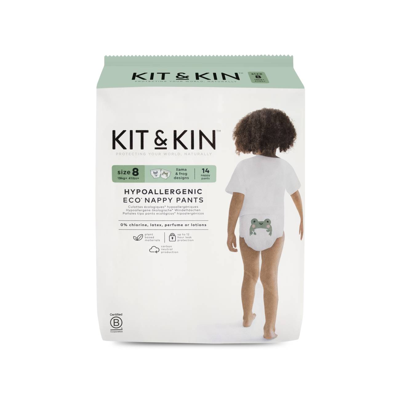 Kit & Kin Kit & Kin Pull Ups Size 8 Yp2 (14 Pack)