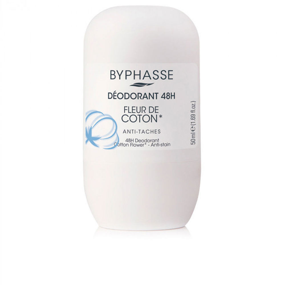 Byphasse Deodorant Roll On Cotton Flower 48h 50 ml