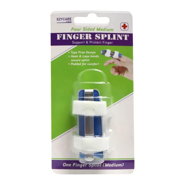 Ezy Care Finger Splint Four - Sided (M)