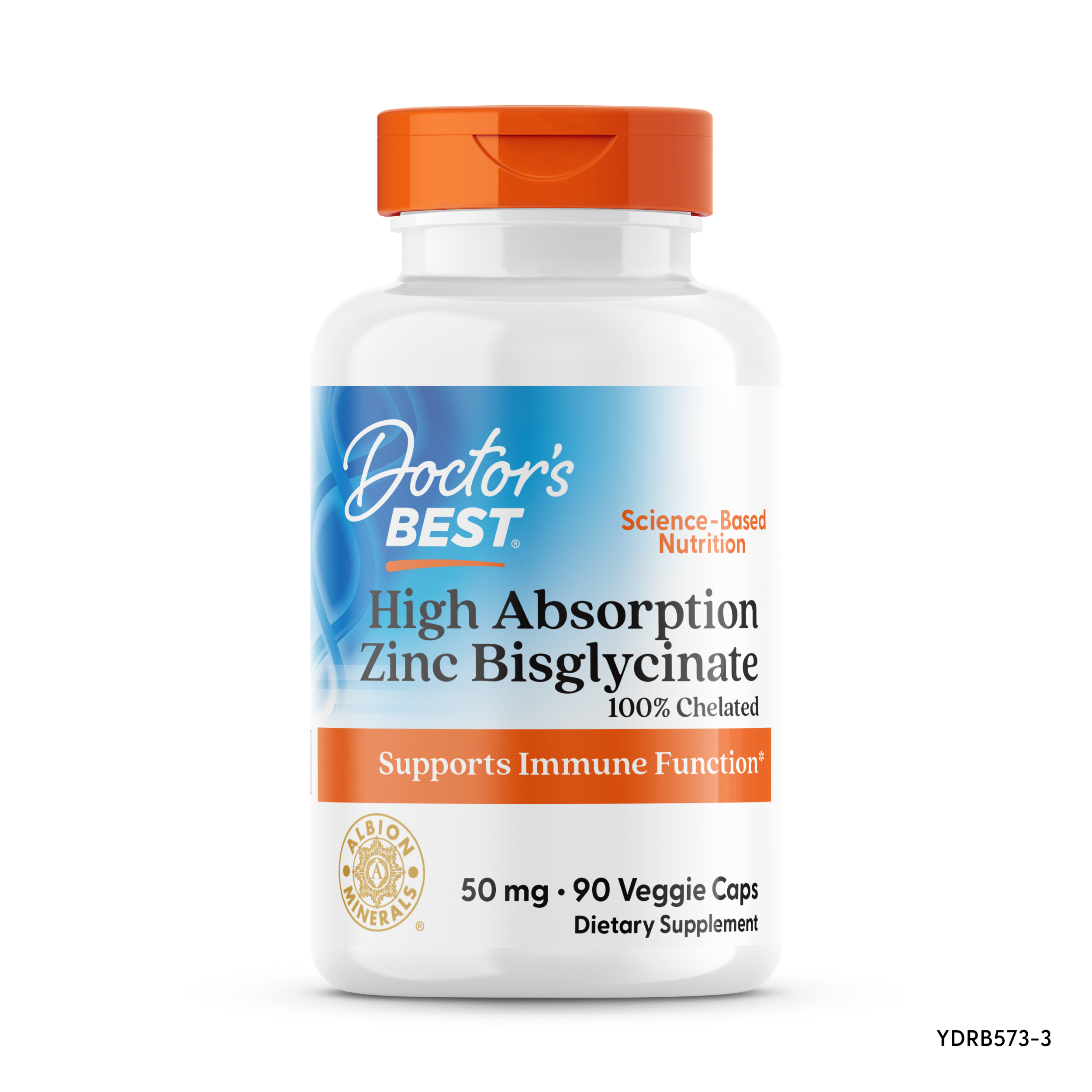 Doctor'S Best Zinc Bisglycinate 100% Chelated 50 Mg 90 Cap