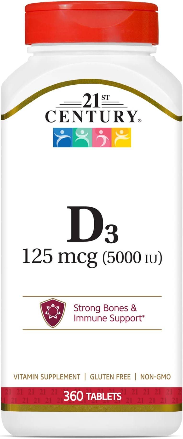 21 سنشري د 125 ميكروغرام (5000 وحدة دولية) 360 قرص