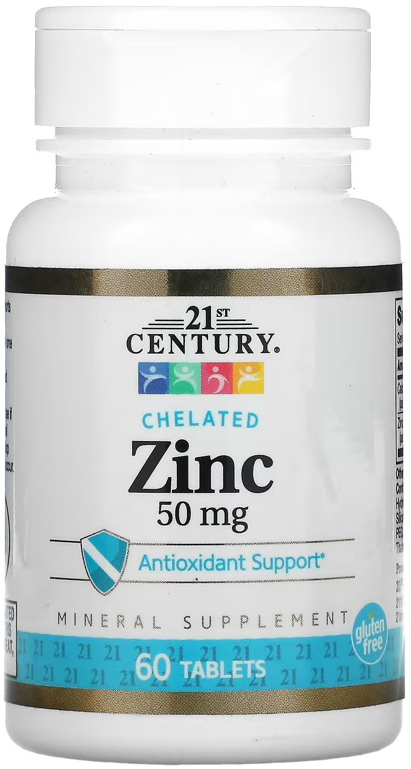 21 سنشري زنك 50 ملغ (مخلّب) 60 قرص