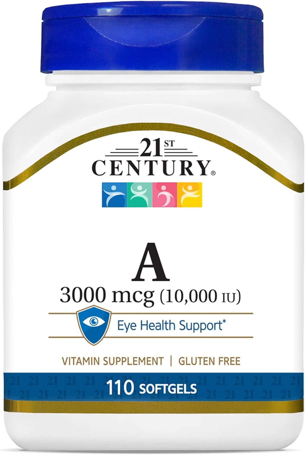 21 سنشري فيتامين أ 3000 ميكروغرام (10000 وحدة دولية) 110 كبسولة هلامية