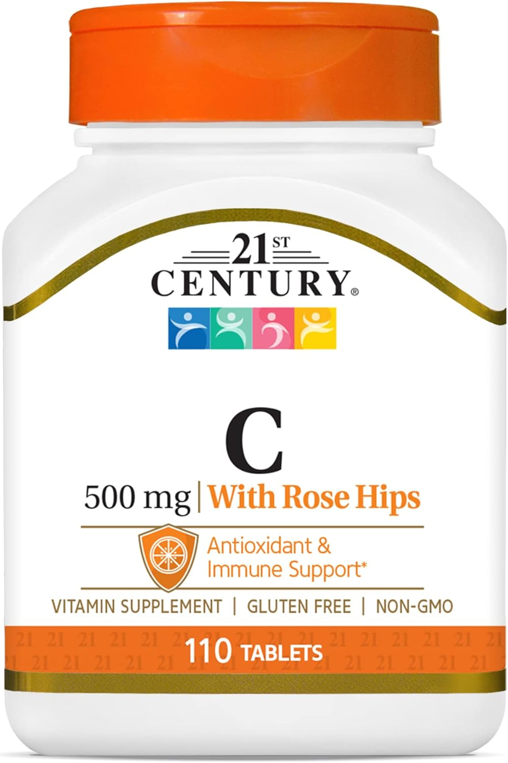 21 سنشري فيتامين سي 500 ملغ مع ثمر الورد 110 قرص