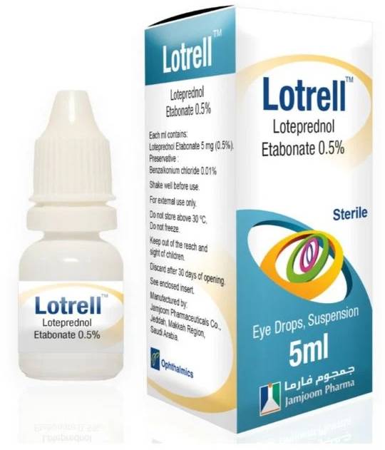 Lotrell Loteprednol  0.5% - 5 ml Eye Drops
