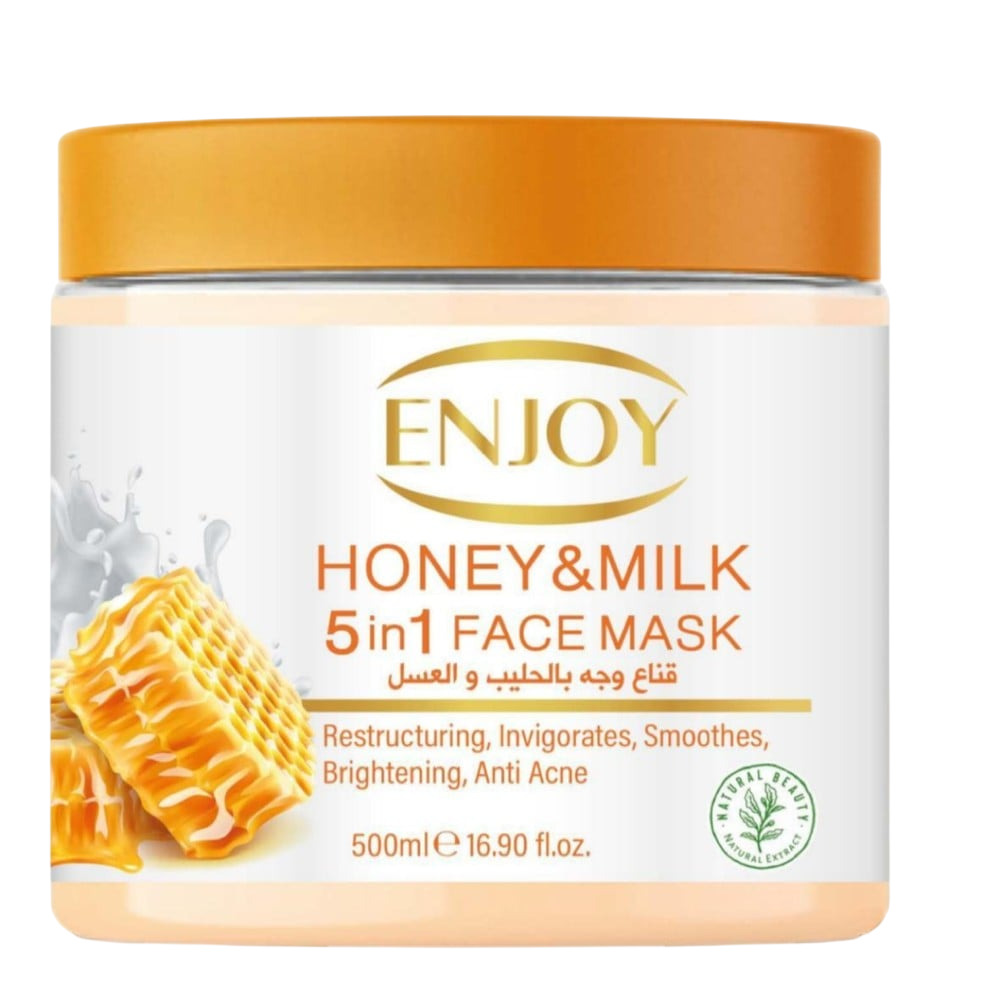 Enjoy Face & Body 5 In 1 Whitening Mask Honey&Milk 500Ml
