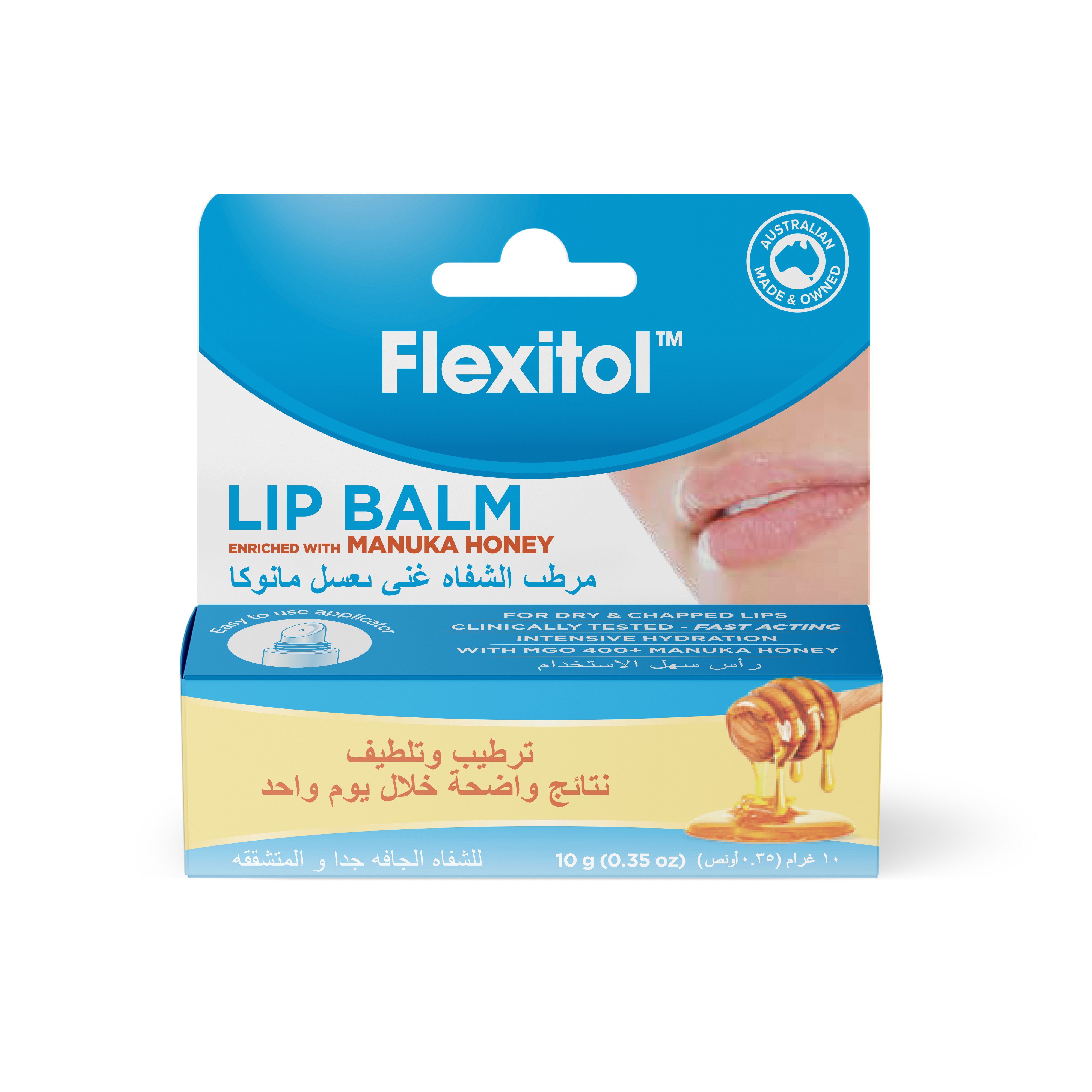 Flexitol Lip Balm Manuka Honey 10G
