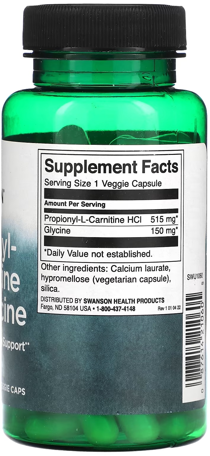 swanson propionyl l carnitine with glycine Swanson Propionyl L-Carnitine With Glycine