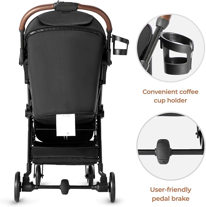 Teknum Travel Explorer 2 Stroller - Black | Nahdi