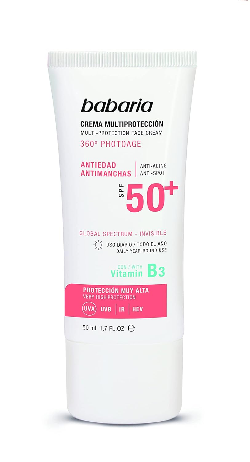 باباريا كريم الوجه متعدد الحماية 360 فوتوراج بعامل حماية من الشمس 50 - 50 مل