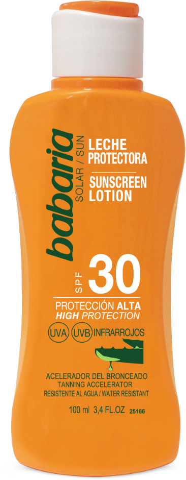 باباريا غسول واقي من الشمس بالصبار بعامل حماية من الشمس 30 -100مل