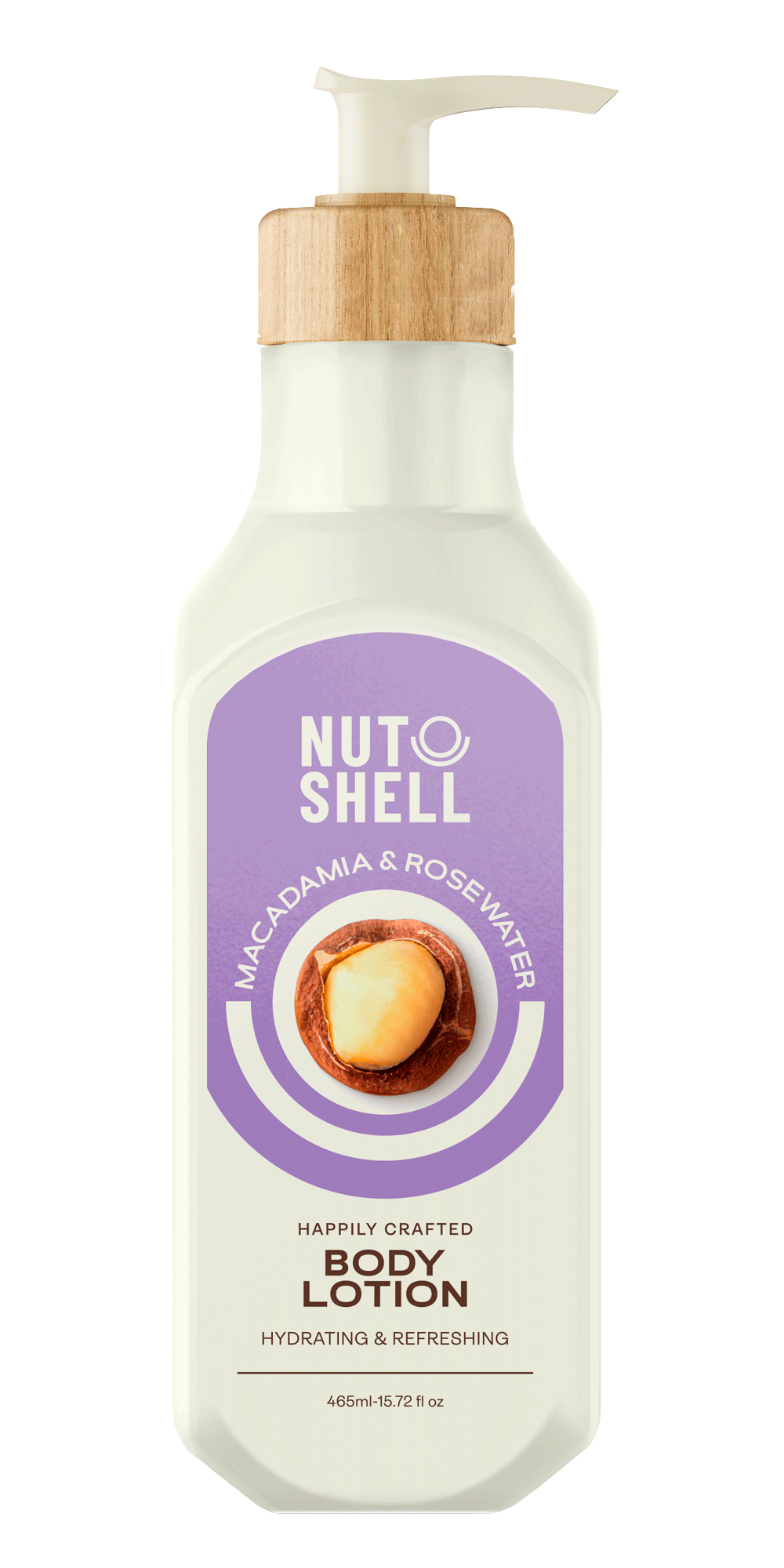 Nutshell - Macadamia & Rose Water - Body Lotion 465 ml