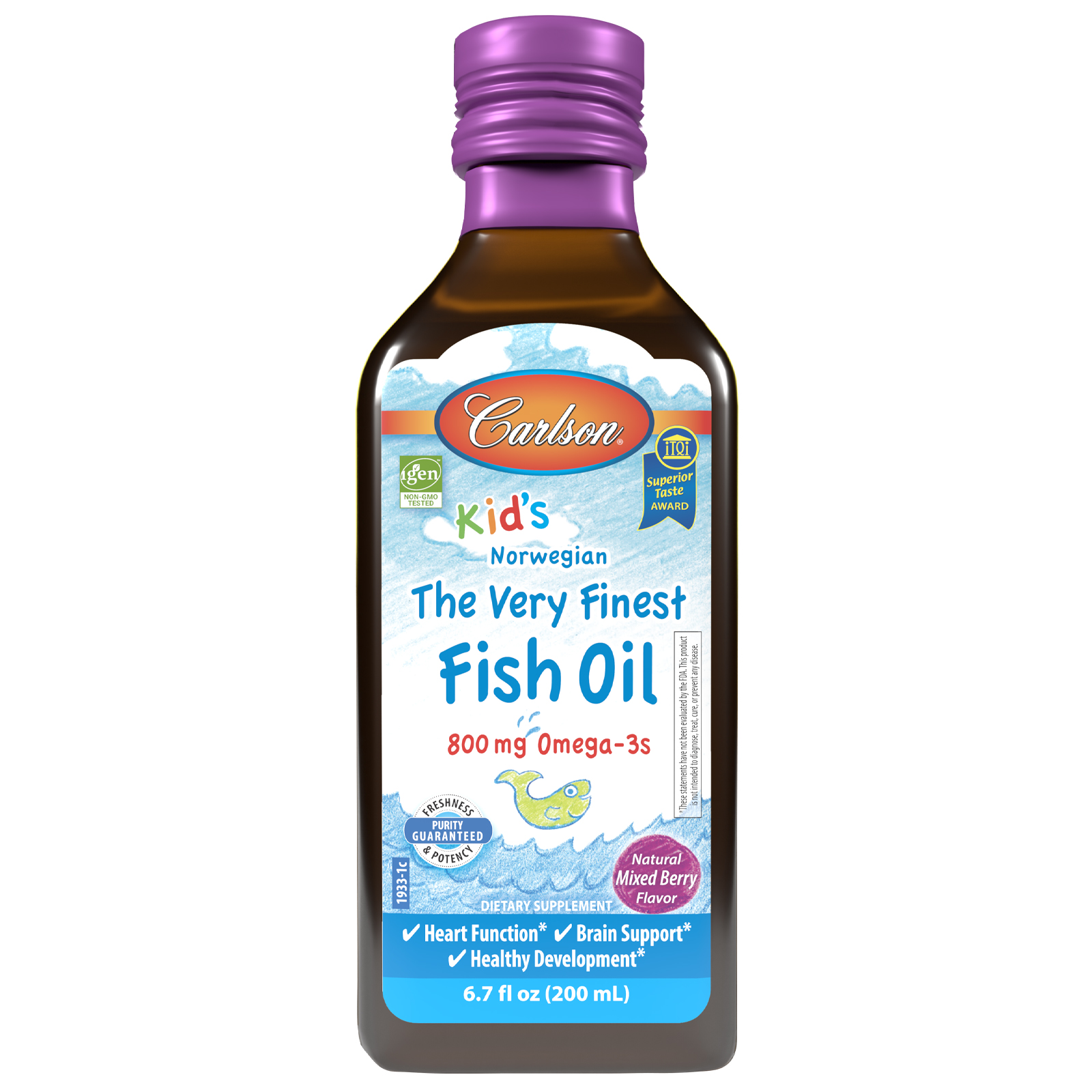 Carlson Kids The Finest Fish Oil Mixed Berry 200 Ml Syrup