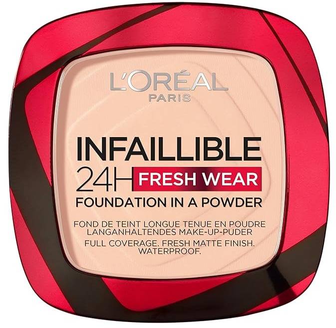 L'Oréal Paris Infaillible 24H Fresh Wear Powder Foundation - 180 Rose Sand