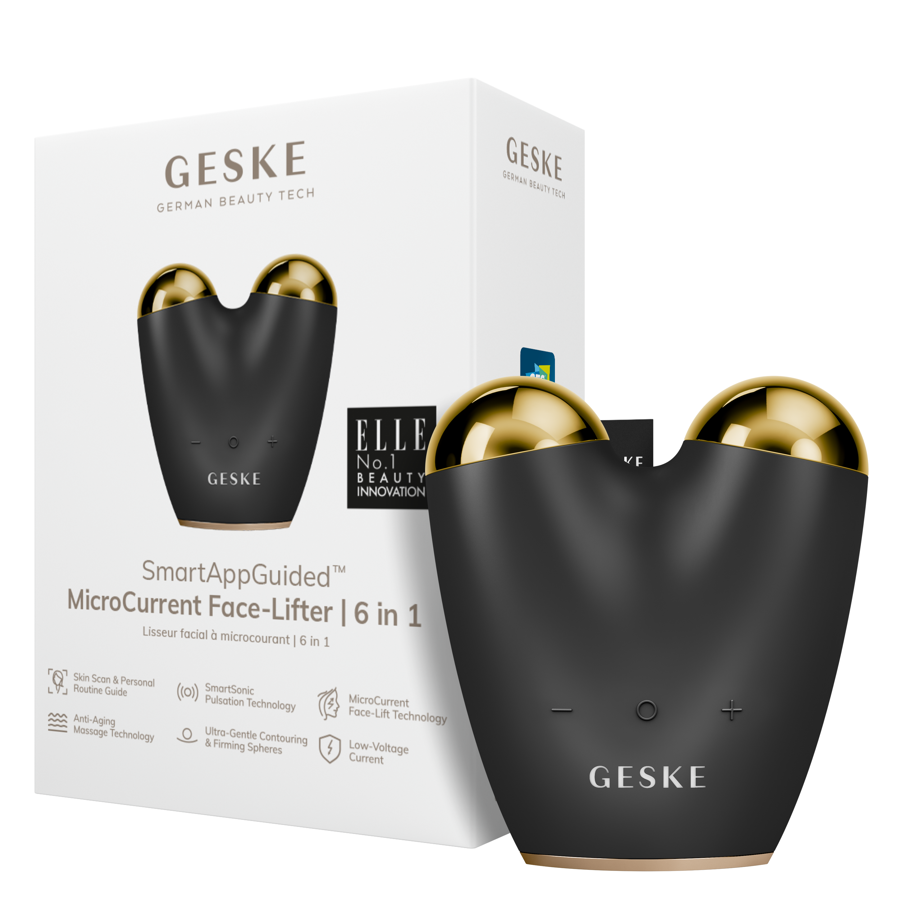 Geske Microcurrent Face Lifter 6 In 1 Gray