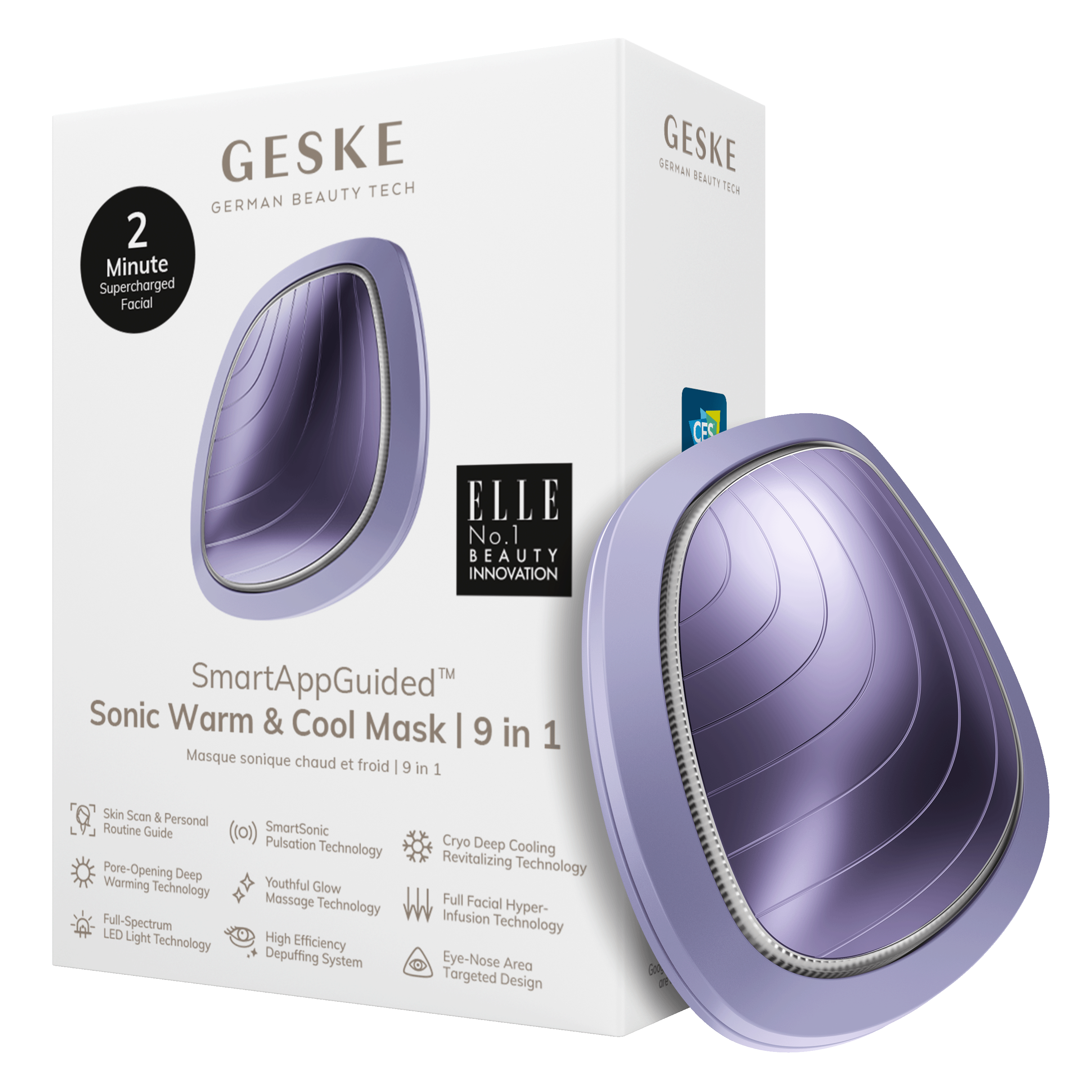 Geske Sonic Warm & Cool Mask 9In1 Purple