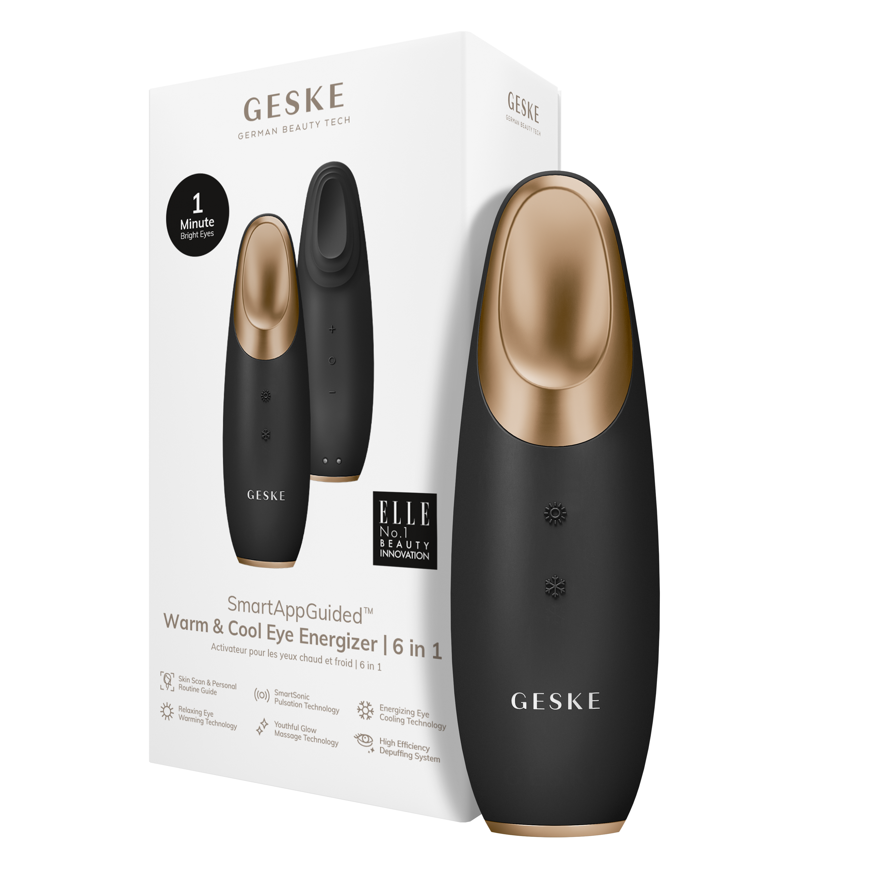 GESKE Warm And Cool Eye Energizer 6 In 1 Gray