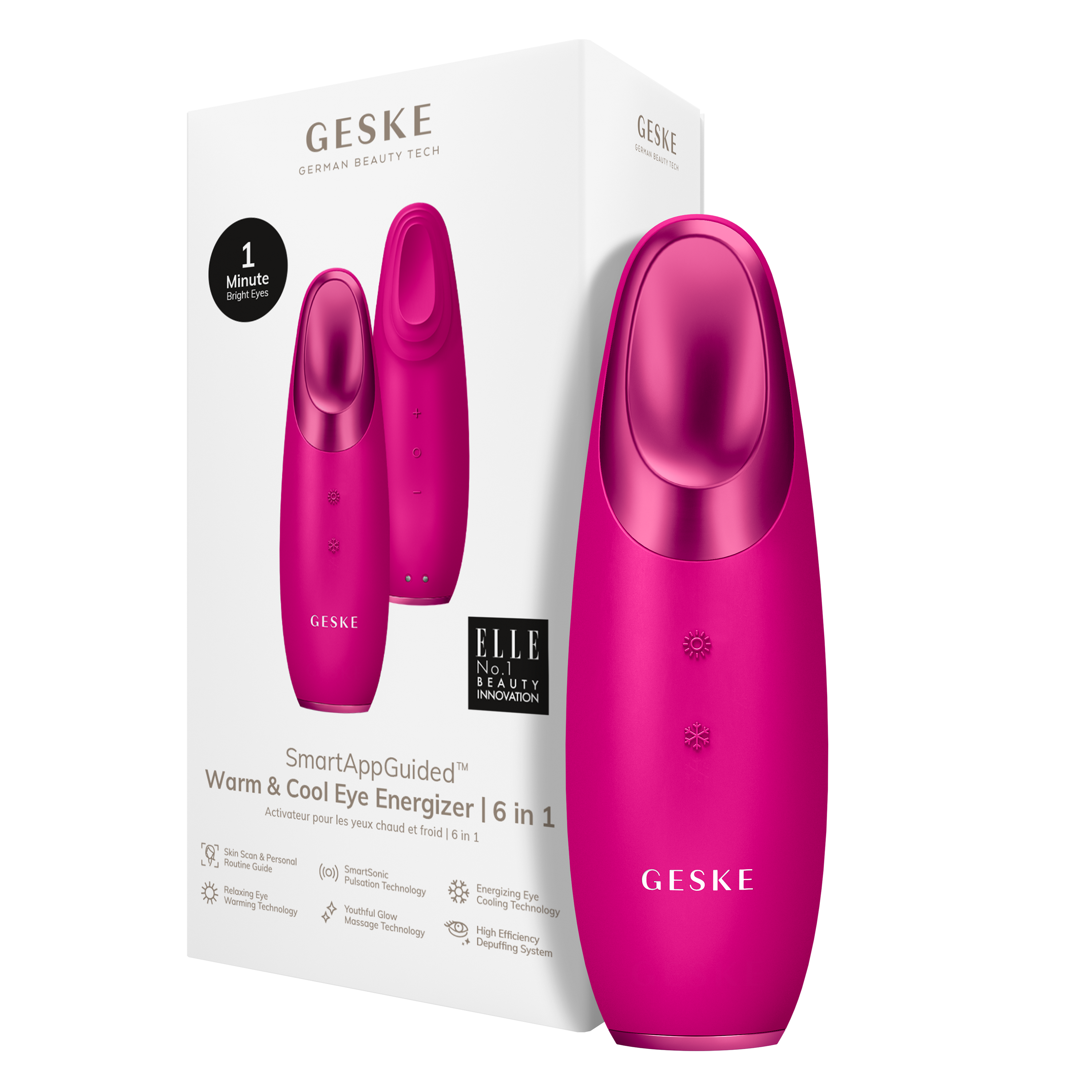 GESKE Warm And Cool Eye Energizer 6 In 1 Magenta