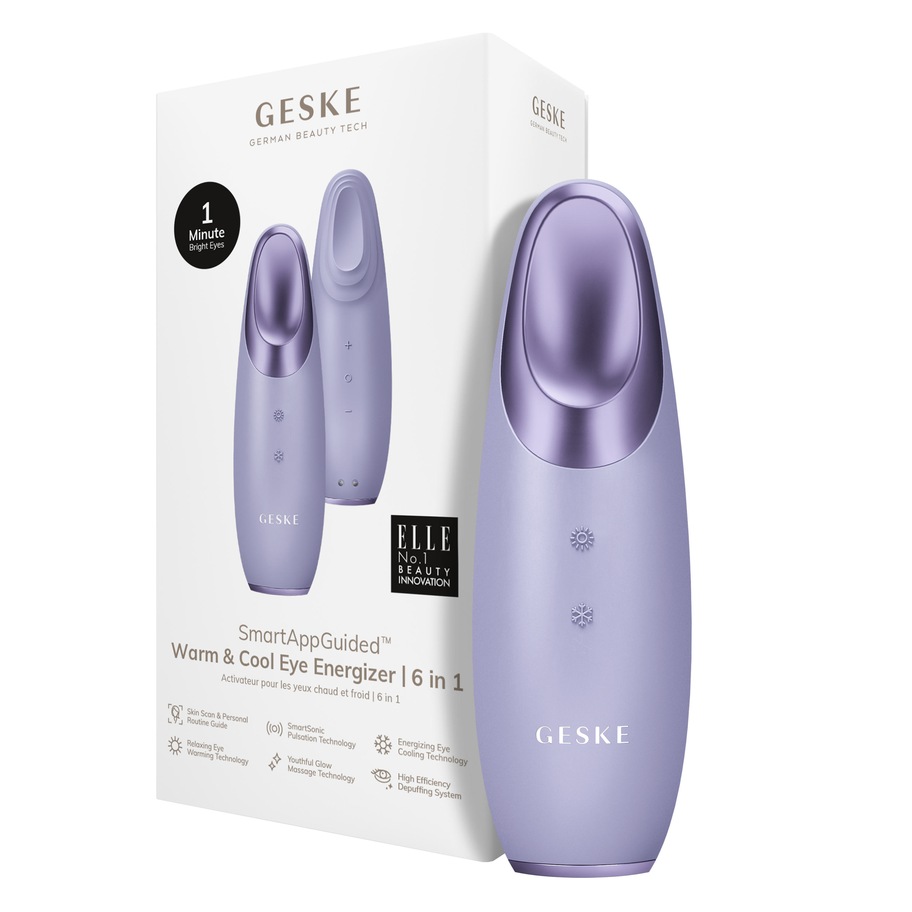 GESKE Warm And Cool Eye Energizer 6 In 1 Purple