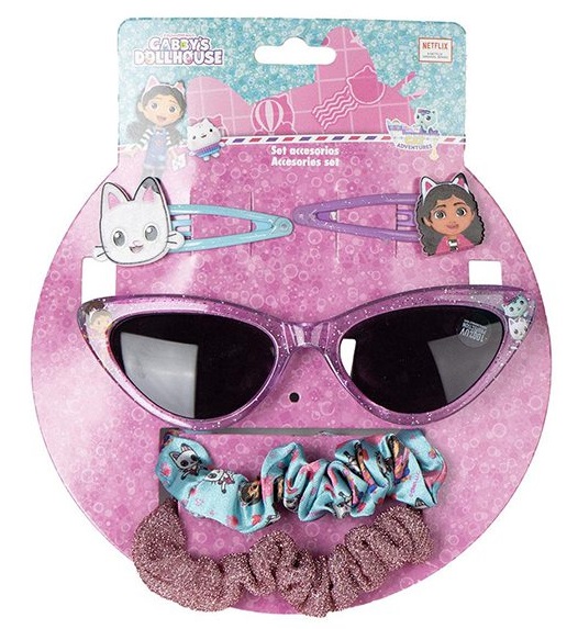 Disney Gabbys Dollhouse Sunglasses&Hair Pins Pink