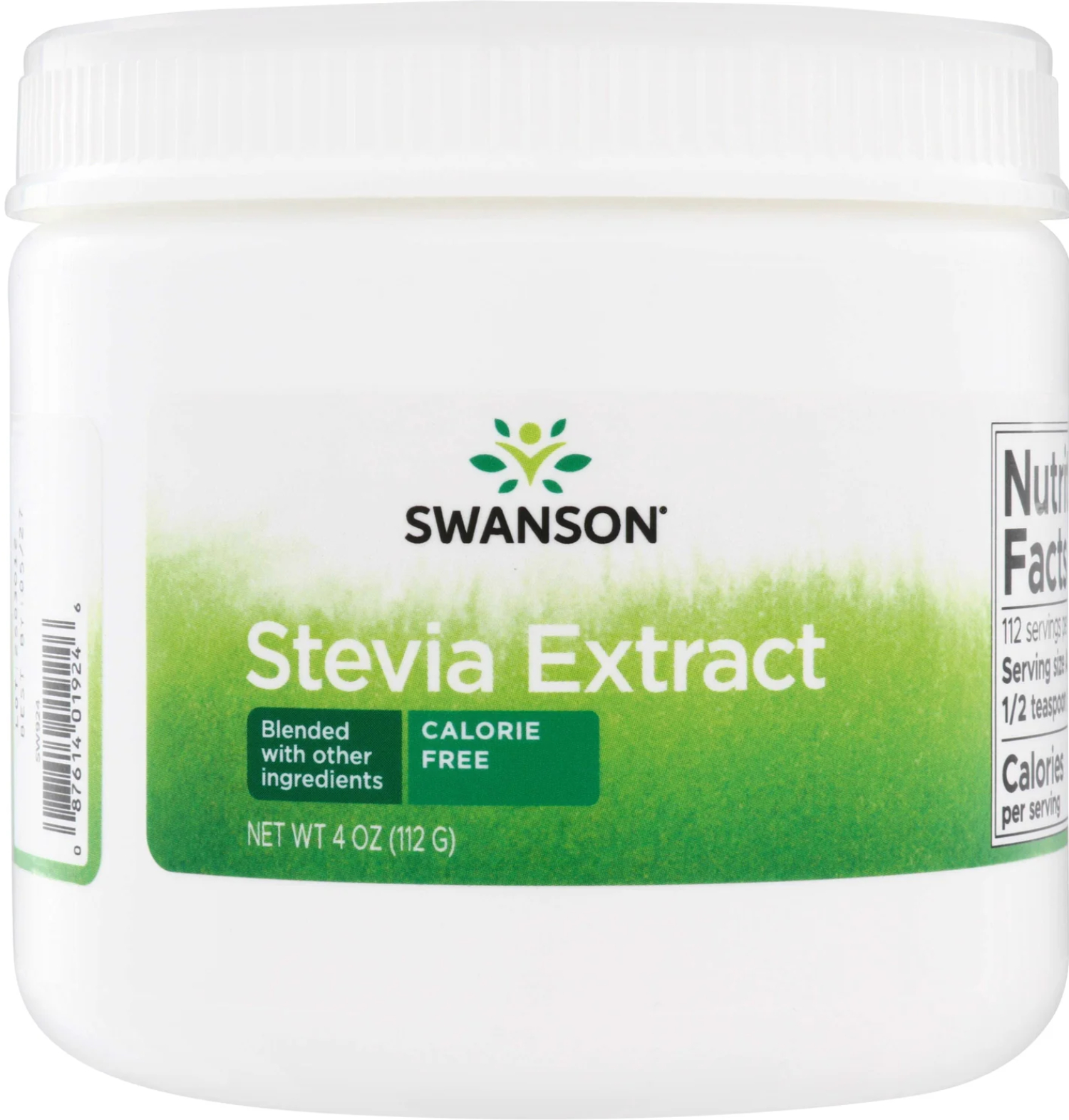 Swanson Stevia Extract Powder - Calorie Free - 4 Oz