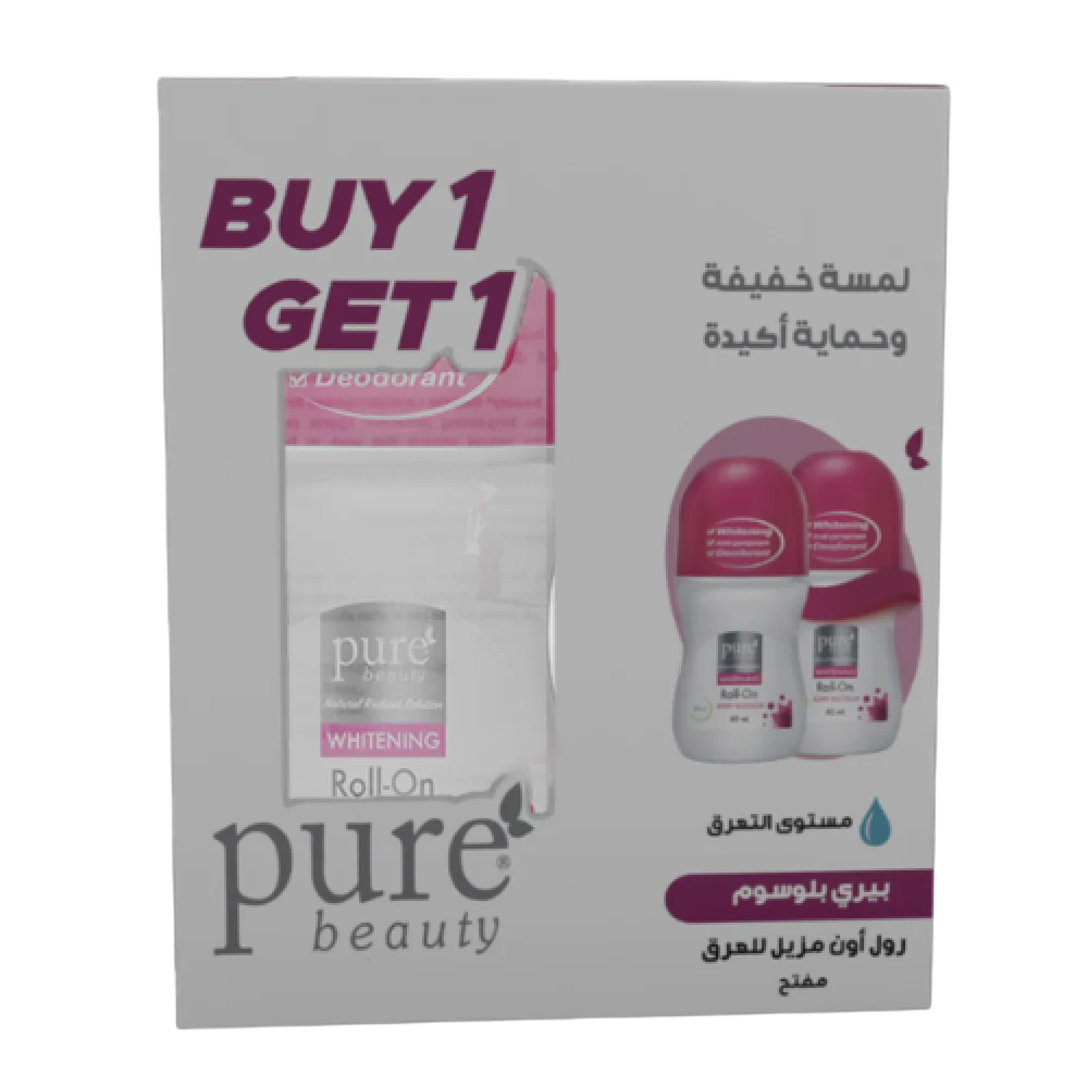Pure beauty Whitening Anti-perspirant Deodorant Roll-on Fresh Kit Pack (1+1)