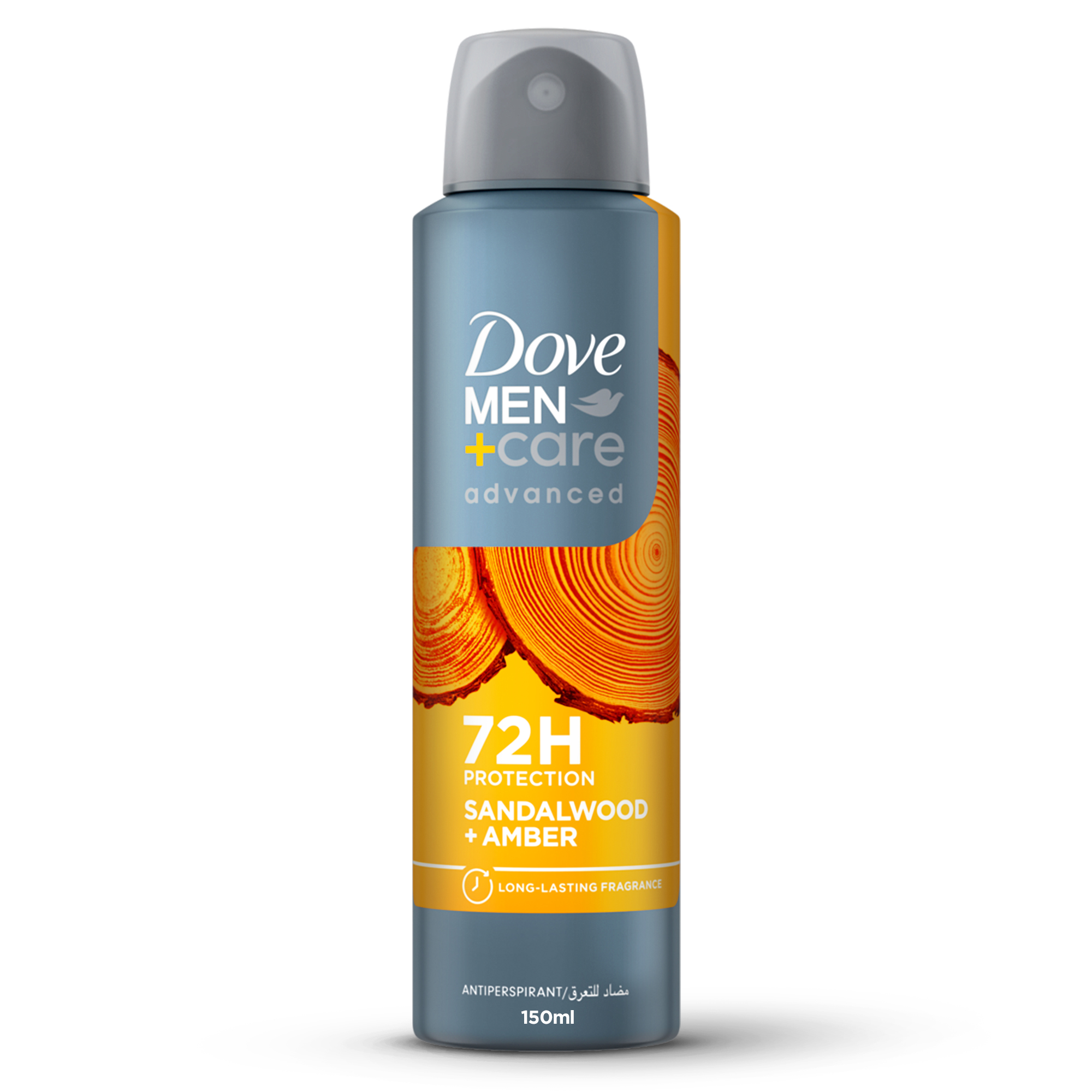 DOVE MEN+CARE Antiperspirant Deodorant Spray, Sandalwood & Amber, 150ml