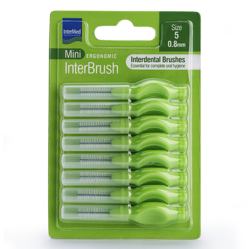 Intermed Ergonomic Interbrush Mini 0.80Mm (1X8)