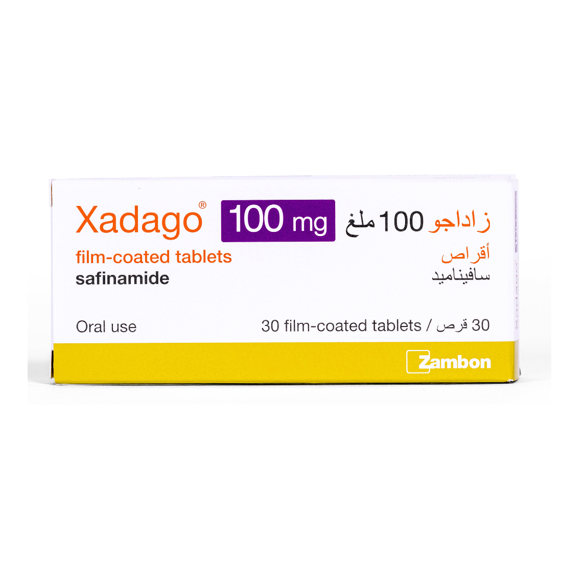 Xadago 100mg Tablet 30'S