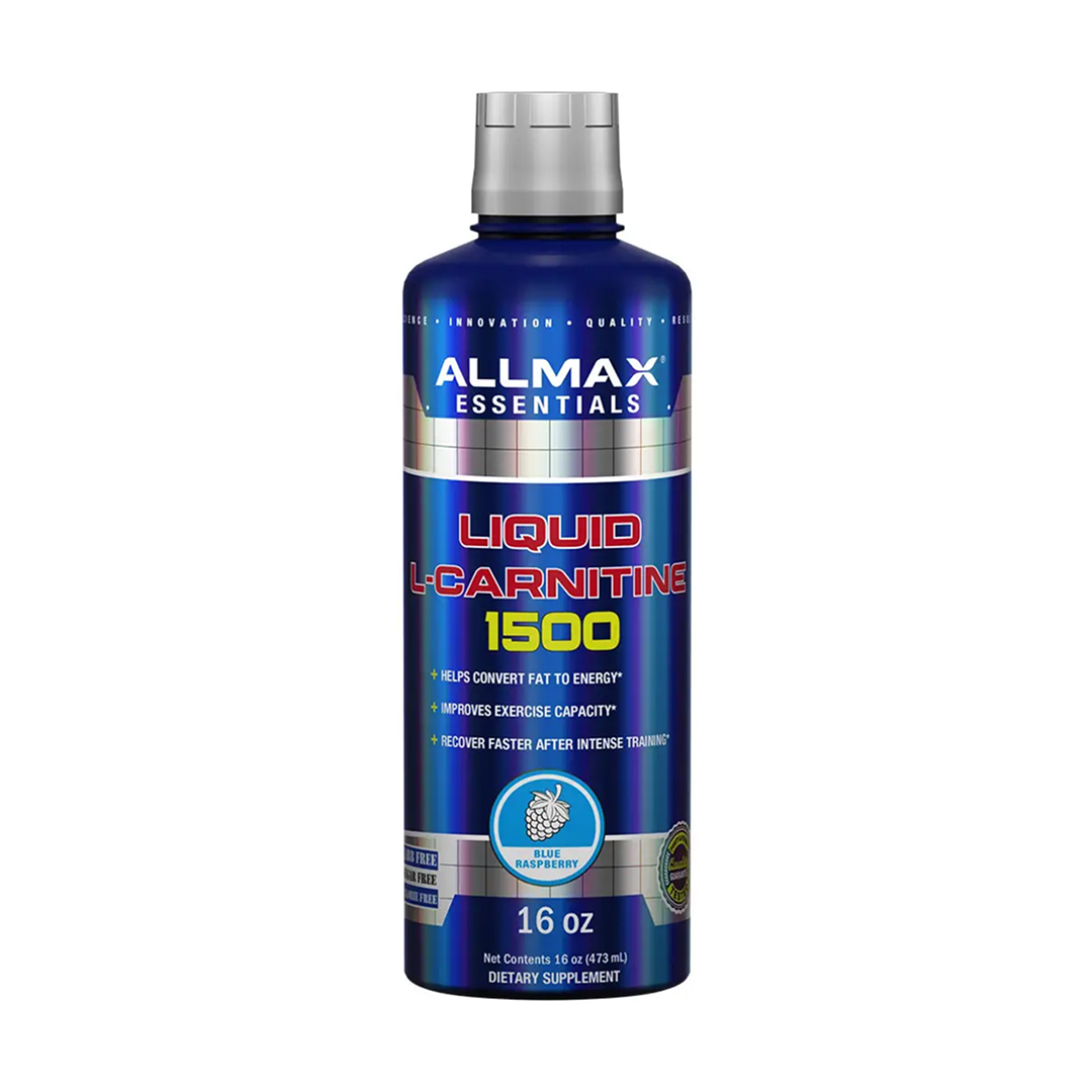 Allmax Liquid L-Carnitine 1500 Blue Raspberry 16Oz