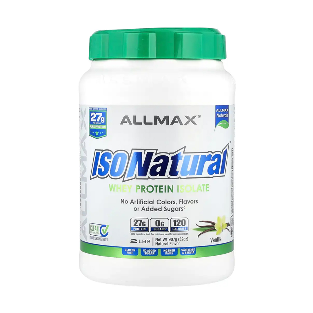 Allmax Isonatural Pure Whey Protein Isolate Vanilla  2Lbs