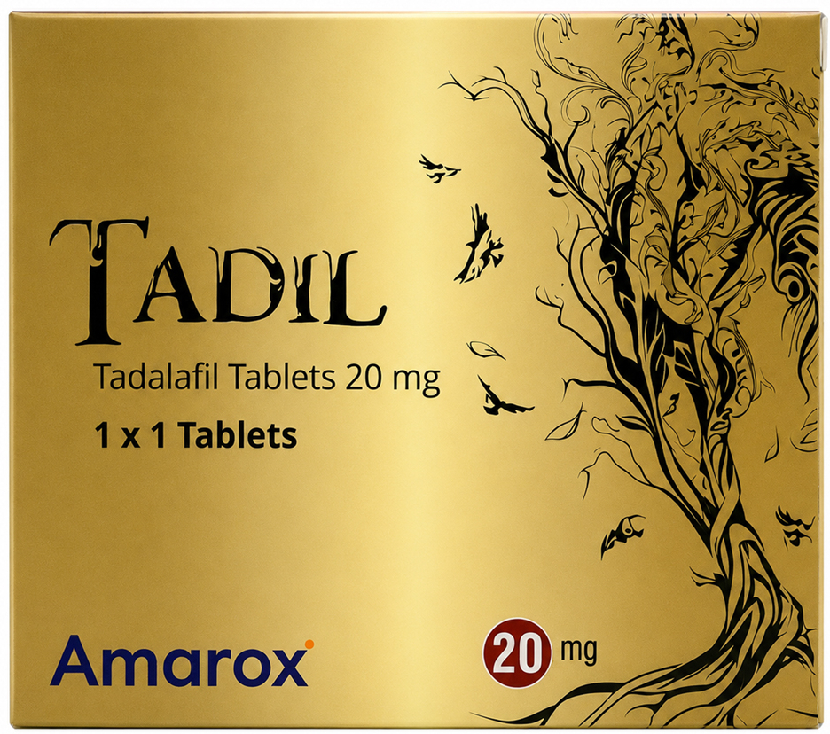 Tadil Tadalafil 20 mg - 1 Tablet